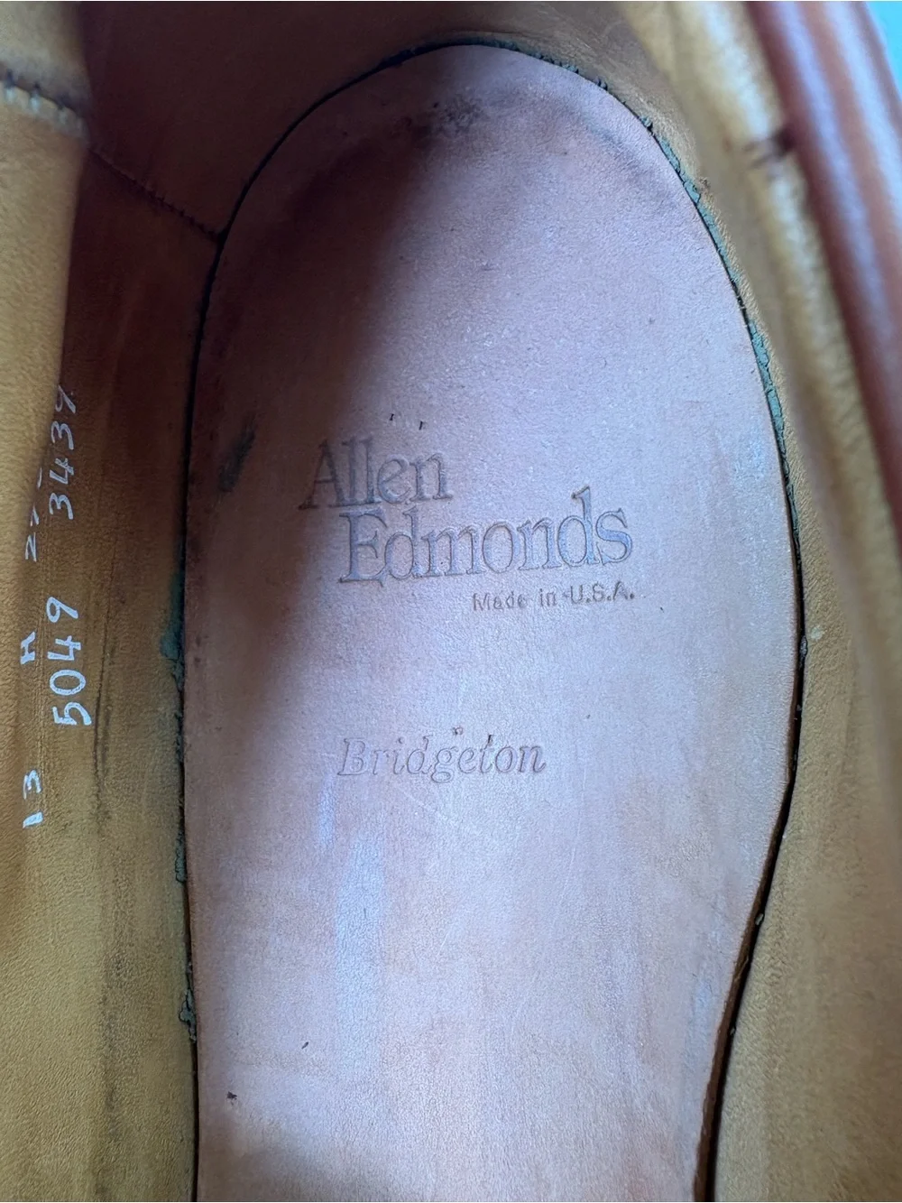 Allen Edmonds Brown Bridgeton Kiltie Tassel Dress Loafers Men’s size 13 A 5049